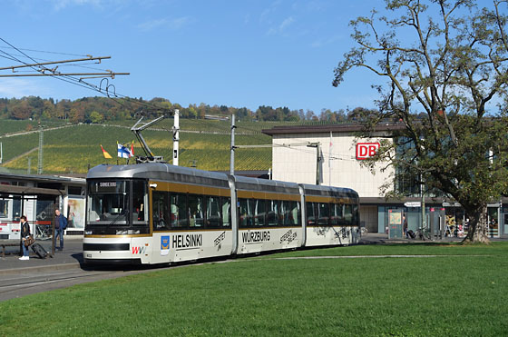 Artic Würzburgin rautatieasemalla