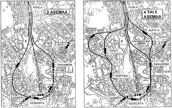 Pisara vaihtoehdot 1998.