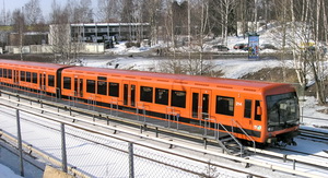 Helsinkiläinen metrojuna 2005