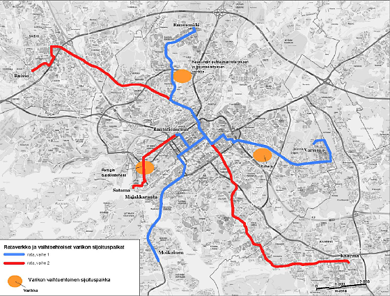 Turun raitiotiesuunnitelmat 2009